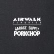 画像3: PORKCHOP/AP OLLIEMAN TEE（×AIRWALK CLASSICS）（ASH BLACK）［プリントT-24春夏］ (3)