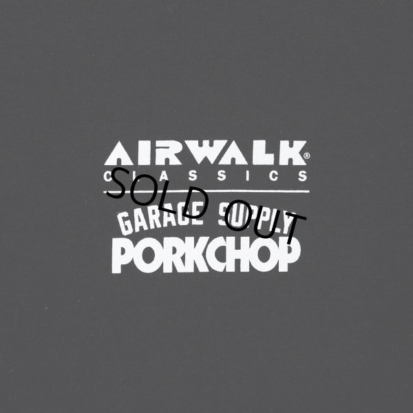 画像3: PORKCHOP/AIR PORK TEE（×AIRWALK CLASSICS）（BLACK）［プリントT-24春夏］ (3)