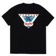 画像1: PORKCHOP/AP TRIANGLE TEE（×AIRWALK CLASSICS）（BLACK）［プリントT-24春夏］ (1)