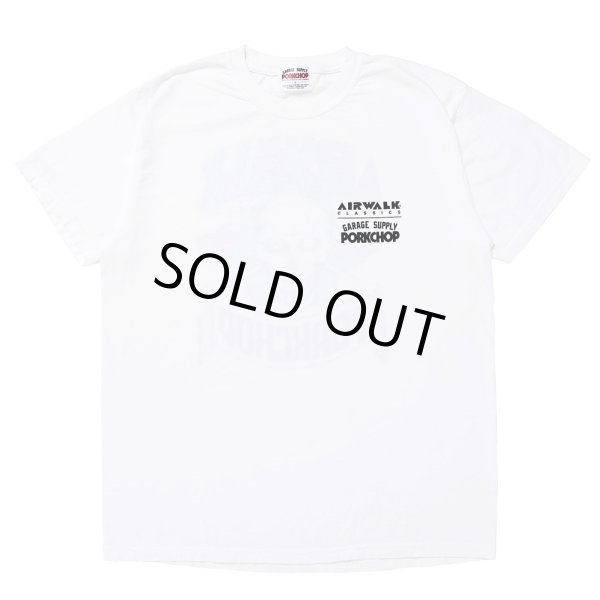 画像2: PORKCHOP/AP SKELETON TEE（×AIRWALK CLASSICS）（WHITE）［プリントT-24春夏］ (2)