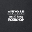 画像3: PORKCHOP/AP SKELETON TEE（×AIRWALK CLASSICS）（ASH BLACK）［プリントT-24春夏］ (3)