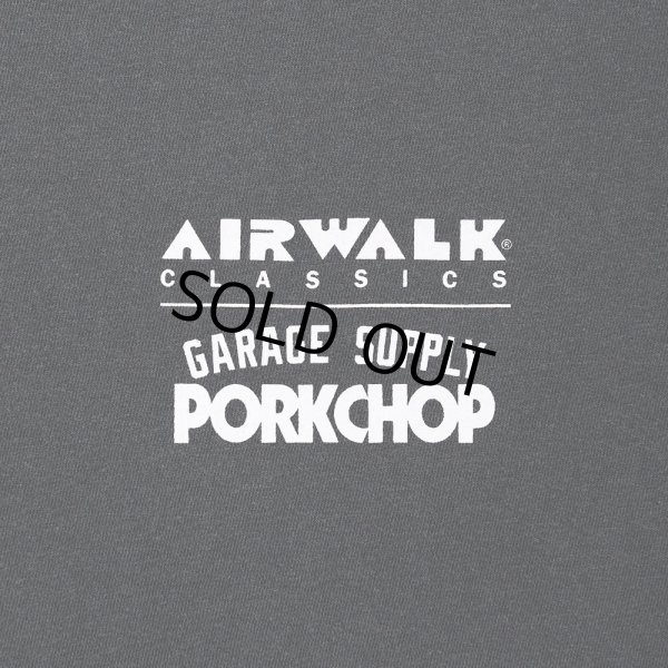 画像3: PORKCHOP/AP SKELETON TEE（×AIRWALK CLASSICS）（ASH BLACK）［プリントT-24春夏］ (3)