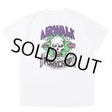 画像: PORKCHOP/AP SKELETON TEE（×AIRWALK CLASSICS）（WHITE）［プリントT-24春夏］