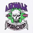 画像4: PORKCHOP/AP SKELETON TEE（×AIRWALK CLASSICS）（WHITE）［プリントT-24春夏］ (4)