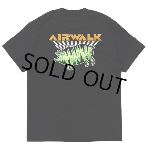 画像: PORKCHOP/AIR PORK TEE（×AIRWALK CLASSICS）（BLACK）［プリントT-24春夏］