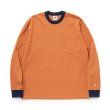画像2: 【30%OFF】RATS/TRIM LS TEE BACK PRINT（ORANGE）［トリム長袖T-24春夏］ (2)