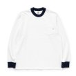 画像1: RATS/TRIM LS TEE（WHITE）［トリム長袖T-24春夏］ (1)