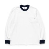 画像: RATS/TRIM LS TEE（WHITE）［トリム長袖T-24春夏］