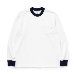 画像: 【30%OFF】RATS/TRIM LS TEE（WHITE）［トリム長袖T-24春夏］