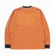 画像1: RATS/TRIM LS TEE BACK PRINT（ORANGE）［トリム長袖T-24春夏］ (1)