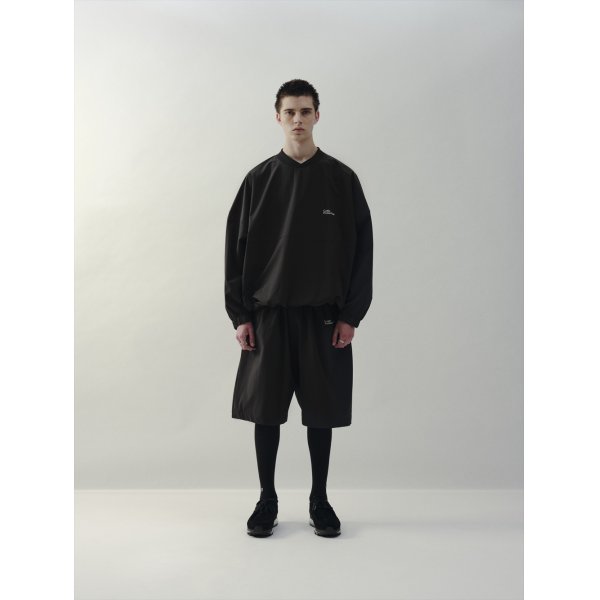 画像4: COOTIE PRODUCTIONS/Nylon Light Cloth Wide Training Shorts（Black）［ワイドトレーニングショーツ-24春夏］ (4)