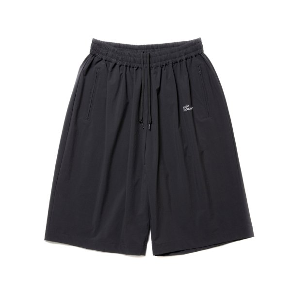 画像1: COOTIE PRODUCTIONS/Nylon Light Cloth Wide Training Shorts（Black）［ワイドトレーニングショーツ-24春夏］ (1)