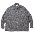 画像1: COOTIE PRODUCTIONS/Allover Printed Broad L/S Shirt（Black）［総柄ブロードシャツ-24春夏］ (1)