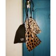 画像2: WACKO MARIA/LEOPARD NYLON DRAWSTRING BAG（BEIGE）［ドローストリングバッグ-24春夏］ (2)