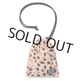 画像: WACKO MARIA/LEOPARD NYLON DRAWSTRING BAG（BEIGE）［ドローストリングバッグ-24春夏］