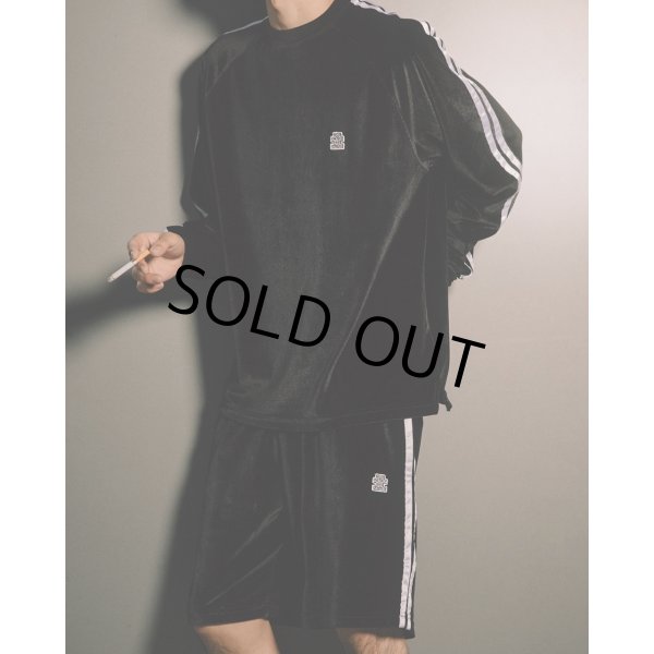画像3: BlackEyePatch/OG LABEL TAPED VELOUR CREW（BLACK） (3)