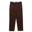 画像1: PORKCHOP/HOPSACK PANTS P（BROWN）［ワークパンツ-24春夏］ (1)