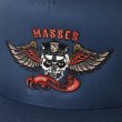 画像3: PORKCHOP/MESH CAP EAGLE P（×MASSES）（NAVY）［メッシュキャップ-24春夏］ (3)