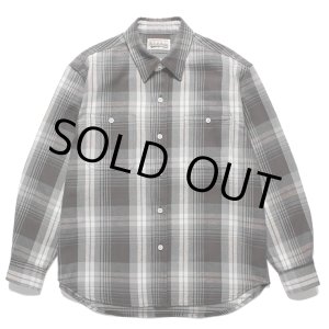 画像: WACKO MARIA/CHECK FLANNEL SHIRT（GRAY）［チェックフランネルシャツ-24春夏］
