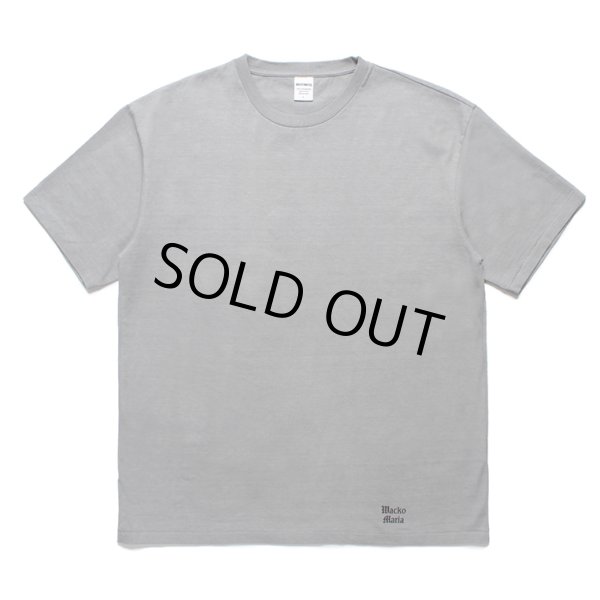 画像1: WACKO MARIA/WASHED HEAVY WEIGHT T-SHIRT（GRAY）［プリントT-24春夏］ (1)