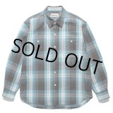 画像: WACKO MARIA/CHECK FLANNEL SHIRT（BLUE）［チェックフランネルシャツ-24春夏］
