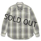 画像: WACKO MARIA/CHECK FLANNEL SHIRT（OLIVE）［チェックフランネルシャツ-24春夏］