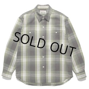 画像: WACKO MARIA/CHECK FLANNEL SHIRT（OLIVE）［チェックフランネルシャツ-24春夏］