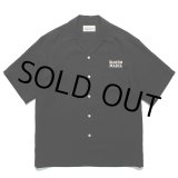 画像: WACKO MARIA/50'S OPEN COLLAR SHIRT（BLACK）［50'Sオープンカラーシャツ-24春夏］