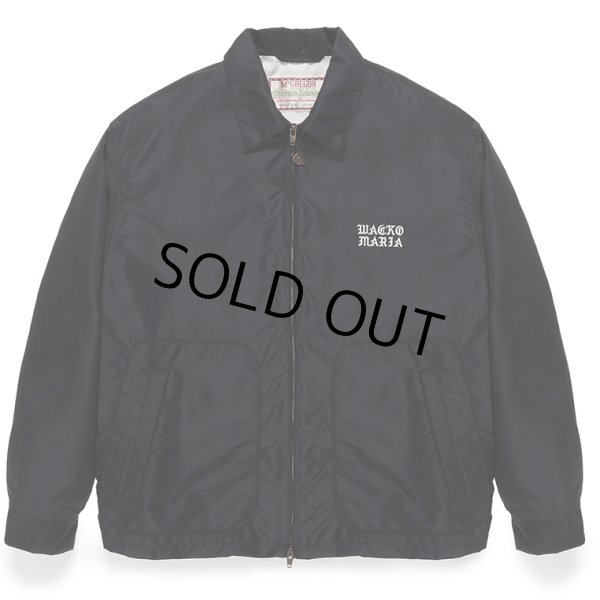 画像1: WACKO MARIA/MCGREGOR / NYLON DRIZZLER JACKET（BLACK）［ナイロンドリズラーJKT-24春夏］ (1)