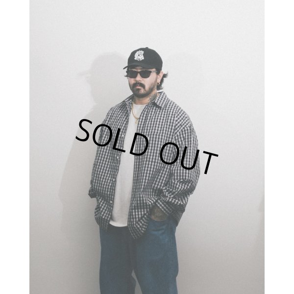 画像5: COOTIE PRODUCTIONS/Cotton OX 6 Panel Cap（Black/JESUS）［6パネルキャップ-24春夏］ (5)