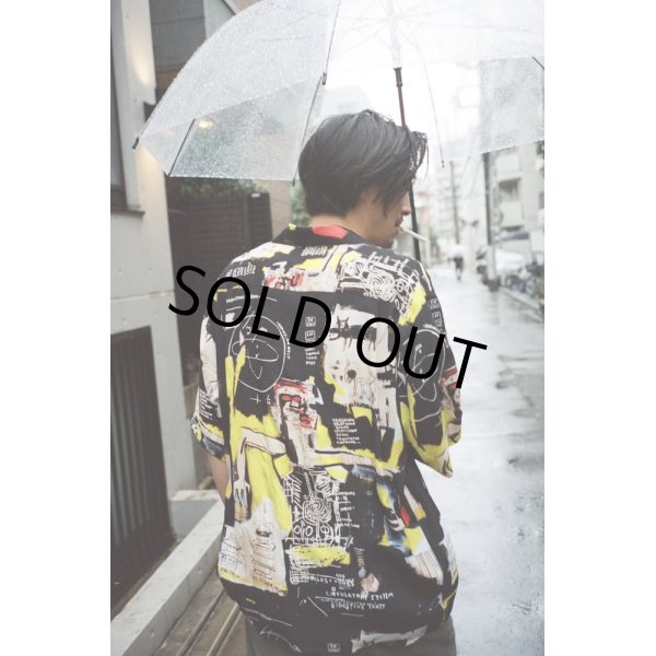 画像2: WACKO MARIA/JEAN-MICHEL BASQUIAT / HAWAIIAN SHIRT（TYPE-1）（ONE）［ハワイアンシャツ-24春夏］ (2)