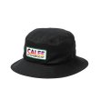 画像1: 【30%OFF】CALEE/EMBROIDERY & WAPPEN BUCKET HAT ＜TYPE C＞（Black/C）［バケットハット-24春夏］ (1)