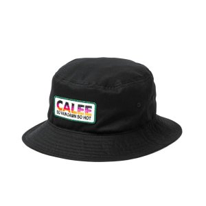 画像: CALEE/EMBROIDERY & WAPPEN BUCKET HAT ＜TYPE C＞（Black/C）［バケットハット-24春夏］
