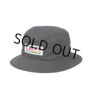 画像: 【30%OFF】CALEE/EMBROIDERY & WAPPEN BUCKET HAT ＜TYPE C＞（Black/C）［バケットハット-24春夏］