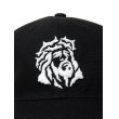 画像4: COOTIE PRODUCTIONS/Cotton OX 6 Panel Cap（Black/JESUS）［6パネルキャップ-24春夏］ (4)