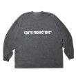 画像1: COOTIE PRODUCTIONS/Pigment Dyed L/S Tee（Black）［ピグメントダイ長袖T-24春夏］ (1)