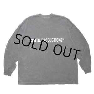 画像: COOTIE PRODUCTIONS/Pigment Dyed L/S Tee（Black）［ピグメントダイ長袖T-24春夏］