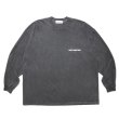 画像2: COOTIE PRODUCTIONS/Pigment Dyed L/S Tee（Black）［ピグメントダイ長袖T-24春夏］ (2)