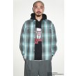 画像3: WACKO MARIA/CHECK FLANNEL SHIRT（BLUE）［チェックフランネルシャツ-24春夏］ (3)