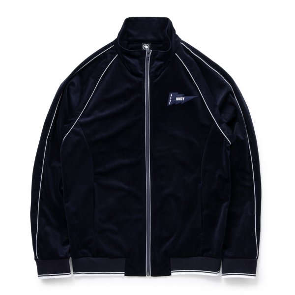 画像1: 【30%OFF】RATS/VELOR TRACK JKT（NAVY）［ベロアトラックJKT-24春夏］ (1)