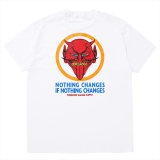 画像: PORKCHOP/NOTHING DEVIL TEE（WHITE）［プリントT-24春夏］