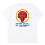 画像: PORKCHOP/NOTHING DEVIL TEE（WHITE）［プリントT-24春夏］