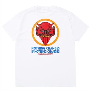 画像: PORKCHOP/NOTHING DEVIL TEE（WHITE）［プリントT-24春夏］