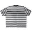 画像2: COOTIE PRODUCTIONS/Polyester Border S/S Tee（Black/White）［ボーダーT-24春夏］ (2)