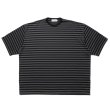 画像1: COOTIE PRODUCTIONS/Polyester Border S/S Tee（Black/Gray）［ボーダーT-24春夏］ (1)