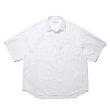 画像1: COOTIE PRODUCTIONS/120/2 Broad S/S Shirt（White）［ブロードシャツ-24春夏］ (1)