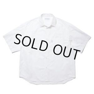 画像: COOTIE PRODUCTIONS/120/2 Broad S/S Shirt（White）［ブロードシャツ-24春夏］