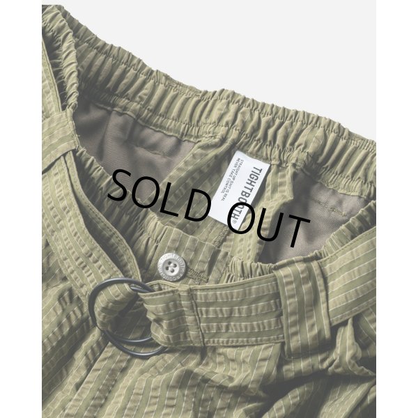 TIGHTBOOTH/SEERSUCKER BALLOON PANTS（Olive） 【20%OFF