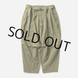 画像: TIGHTBOOTH/SEERSUCKER BALLOON PANTS（Olive） 【20%OFF】［シアサッカーバルーンパンツ-24春夏］