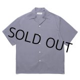 画像: WACKO MARIA/TESSITURA MONTI / OPEN COLLAR SHIRT（NAVY）［オープンカラーシャツ-24春夏］
